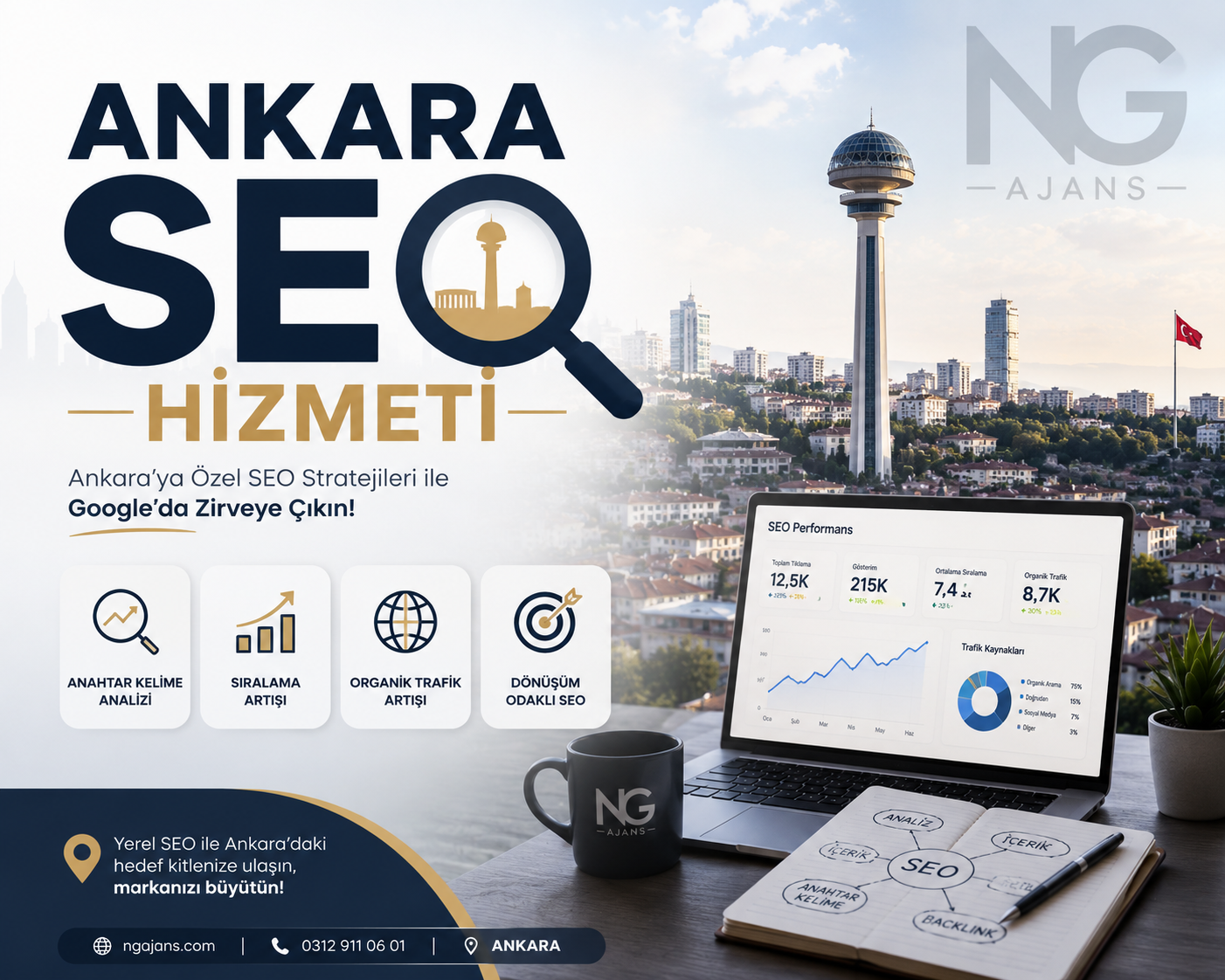 Ankara SEO Hizmeti - NG Ajans ile Google'da Görünürlük